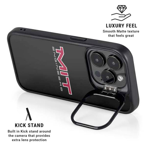 Massachusetts Institute of Technology MIT Engineers Black iPhone 14 Pro Kickstand Case